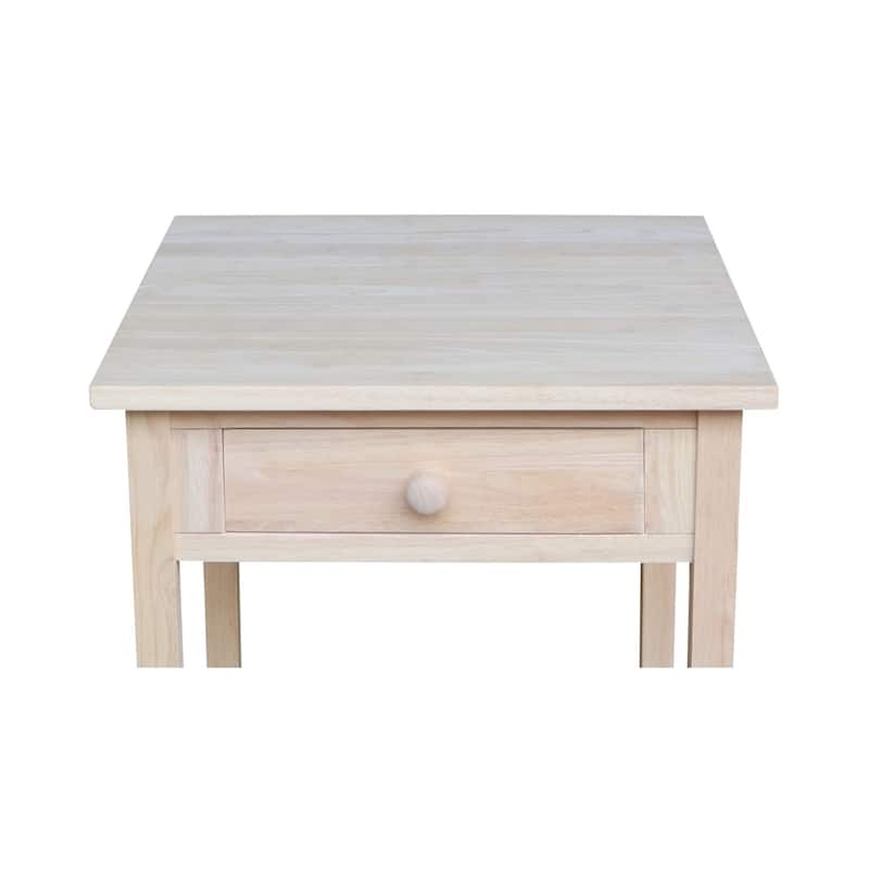 The Gray Barn Moonshine Unfinished Bedside Table