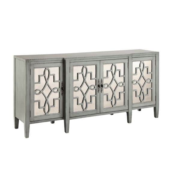 slide 1 of 1, Lawrence Credenza - Gray Blue