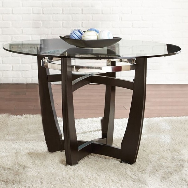 Greyson Living Monoco 48-inch Round Glass Top Table - Free Shipping