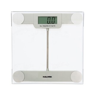 Shop Modern Digital with Glass Top Bathroom Scale ...