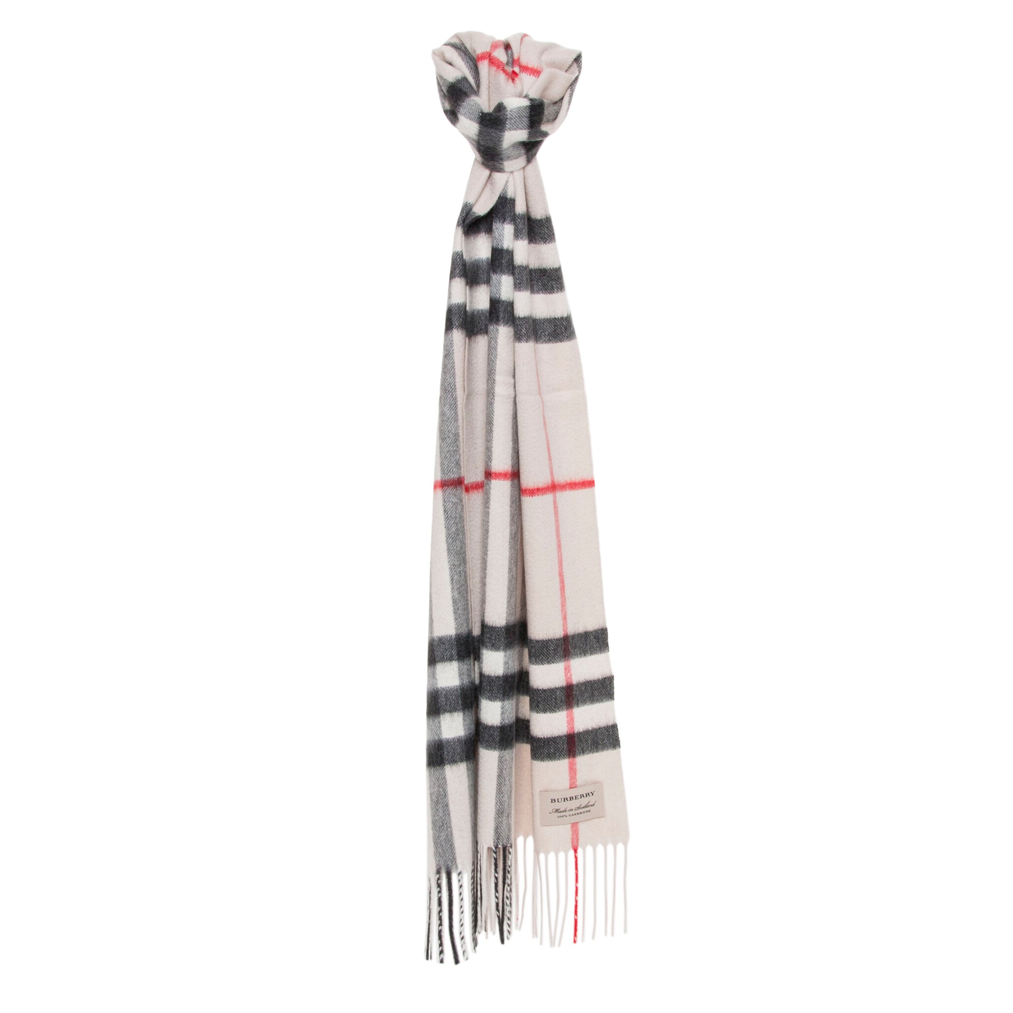 burberry cashmere scarf ivory