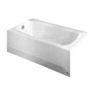 Delano 59-inch x 32-inch White Rectangle Alcove Soaking ...