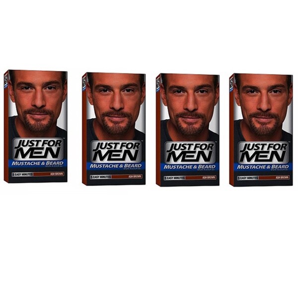 Shop Just For Men Mustache Beard Ash Brown M 20 Hair Color Pack