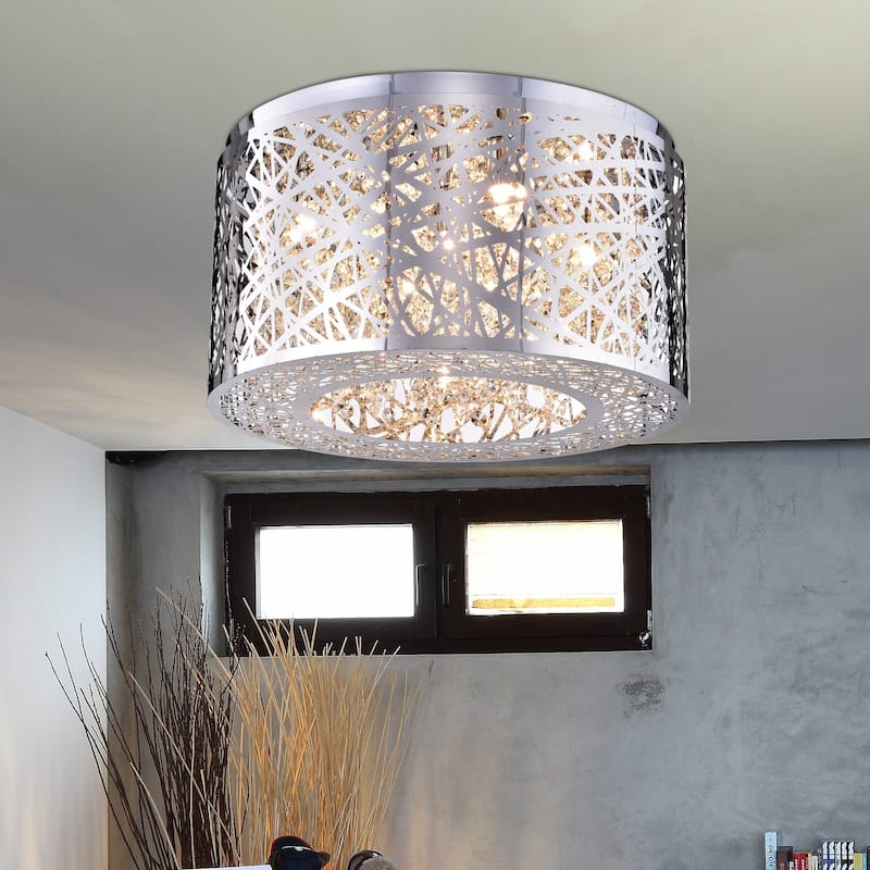 Rubens 5-light Chrome Chandelier
