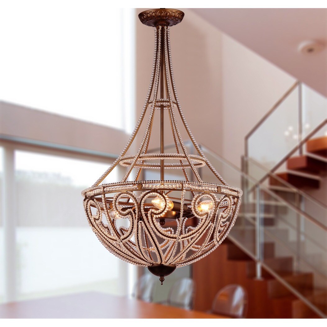Hercules Scale Chandelier (Antique Bronze) - Chandeliers For Bedrooms by Overstock.com