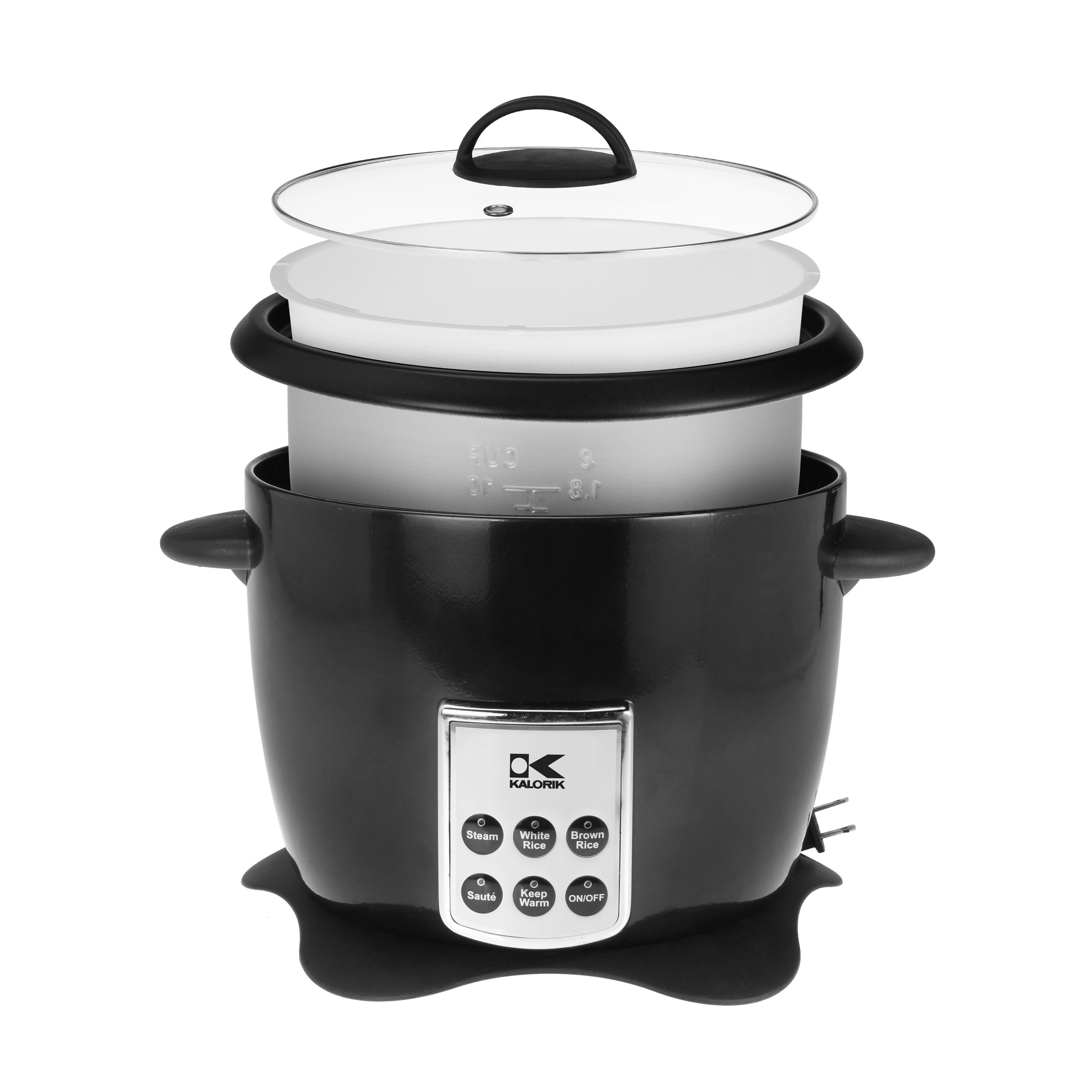 Wirlsweal Rice Steaming Pot Good Insulation Large Capacity Ergonomic Handle  Buckle Design Multifunctional Microwave Rice Cooker Steamer Veggie Portable  Cookware Pot 