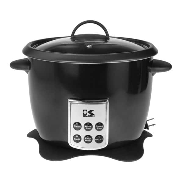 Kalorik SC-41175-R Red 8 Qt Digital Slow Cooker with Locking Lid