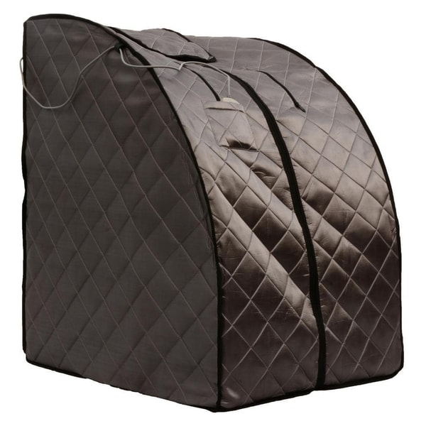 Rejuvinator Portable Personal Sauna with FAR Infrared Carbon Panels, Heated Floor Pad, Canvas Chair