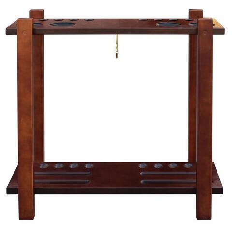 Classic Floor Billiard Pool Cue Rack