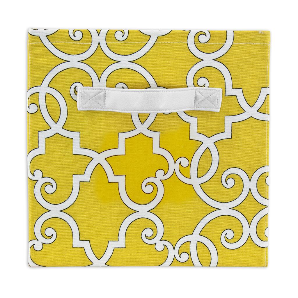 Sunny Trellis 11 x 10.75 Storage Bin with Handle