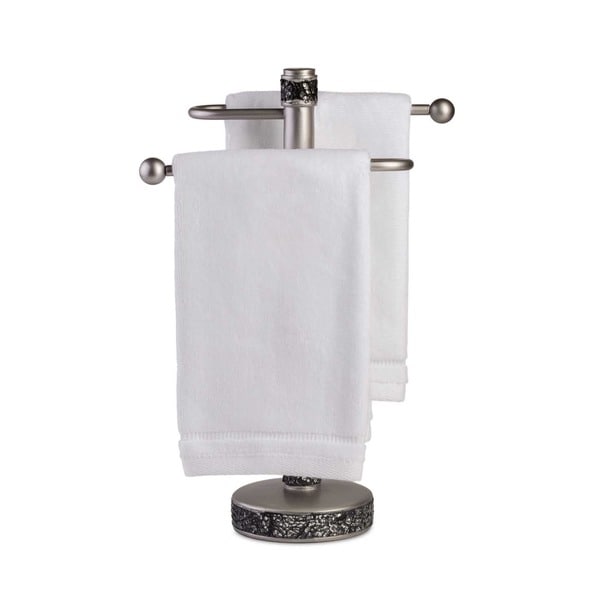 Satin nickel discount hand towel holder