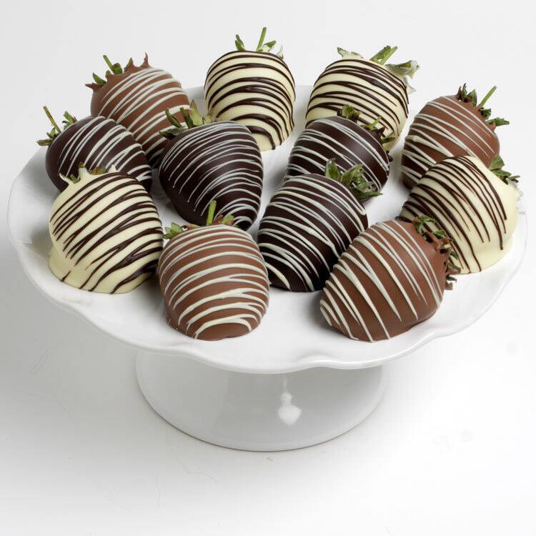 Classic Belgian Chocolate Covered Strawberries (6 Pieces)