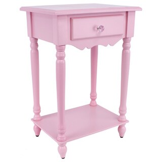 light pink accent table