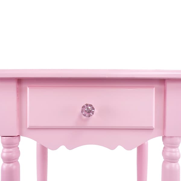 light pink accent table