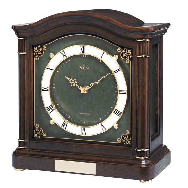 Shop Bulova Wiltshire Chiming Mantel Clock Free Shipping Today 9399864