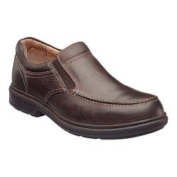 Shop Men's Nunn Bush Webster Moc-Toe Slip-On Brown Leather - Overstock ...