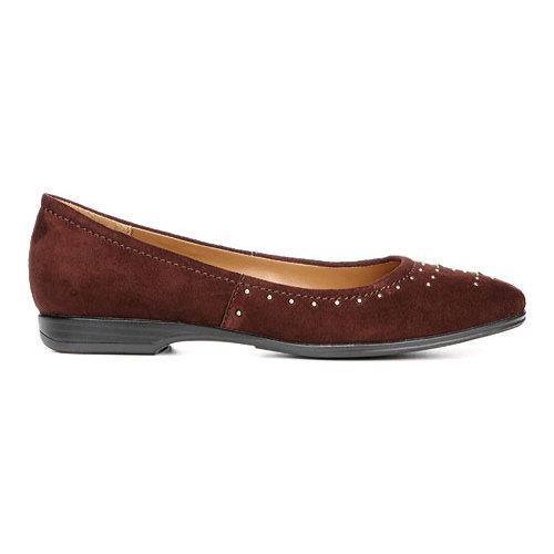 Womens Naturalizer Joana Slip On Bridle Brown Kid Suede   17741763