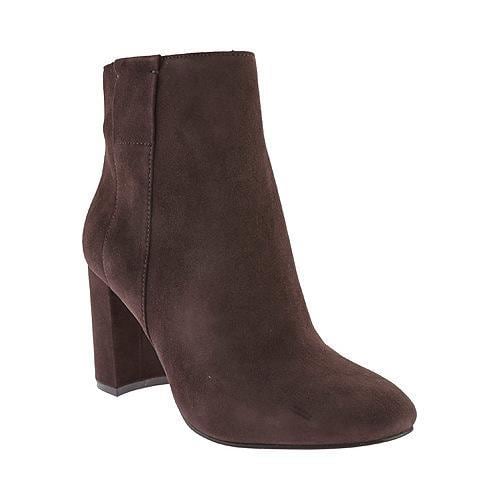 Nine West Women's Whynot Ankle Boot Dark Brown Suede - Free Shipping ...