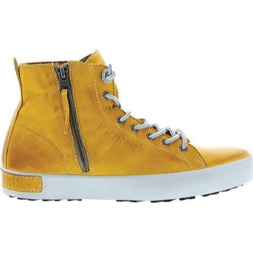 Womens Blackstone JL18 High Top Zipper Sneaker Butterscotch Full