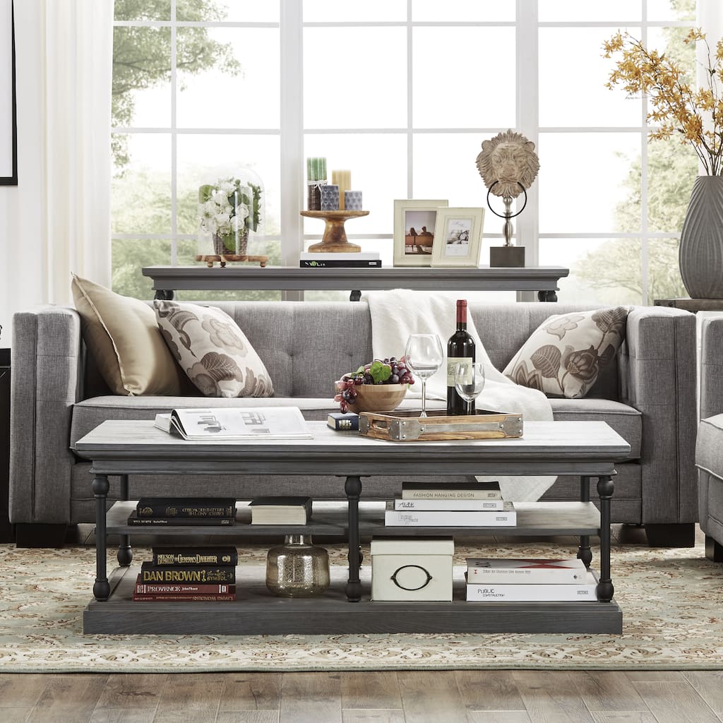 Hamilton Modern Linen Sofa with Button Tufting by iNSPIRE Q Bold