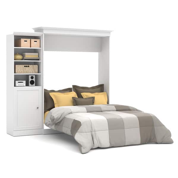 Versatile by Bestar 92inch Queensize Wall Bed Set with Door