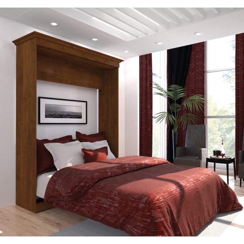 Versatile 70W Queen Murphy Bed for Multipurpose Room by Bestar