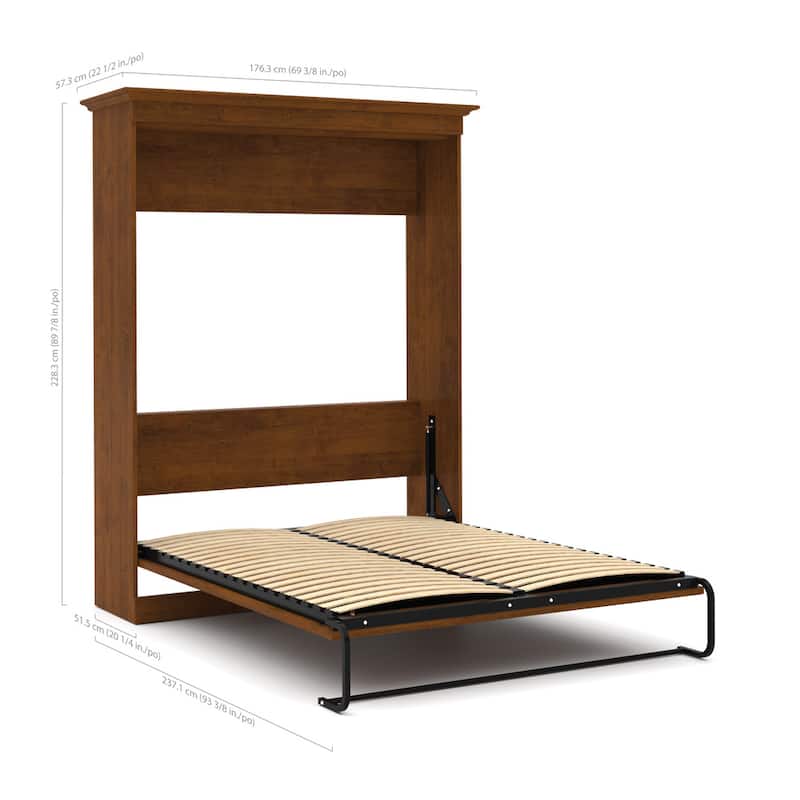 Versatile 70W Queen Murphy Bed for Multipurpose Room by Bestar