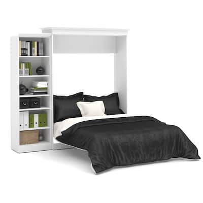 Versatile Queen Murphy Bed with Closet Organizer (92W) by Bestar