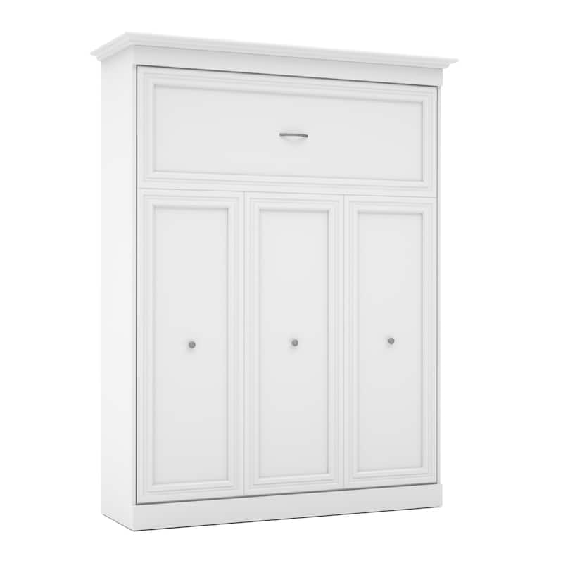Versatile Queen Murphy Bed with Closet Organizer (92W) by Bestar