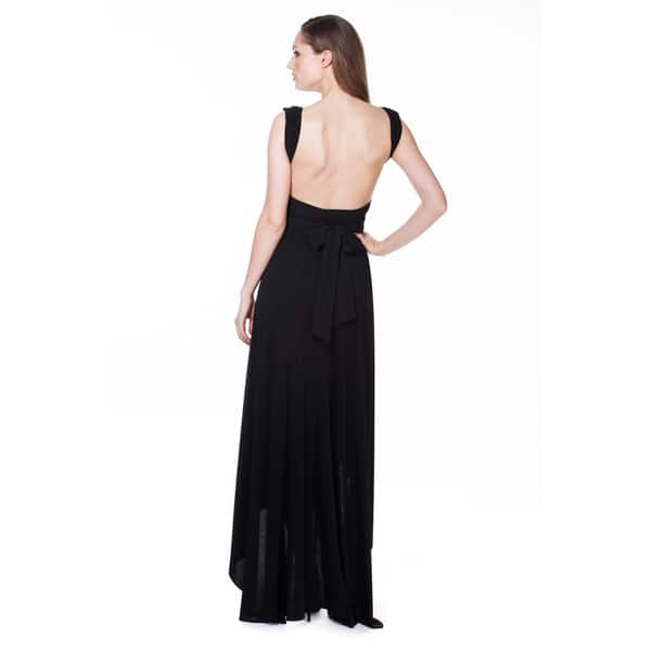 Von Ronen New York Women's Convertible High-Low Wrap Dress Fits Size 0-12 (One  Size Fits 0-12) in Black (As Is Item) - Bed Bath & Beyond - 11204997