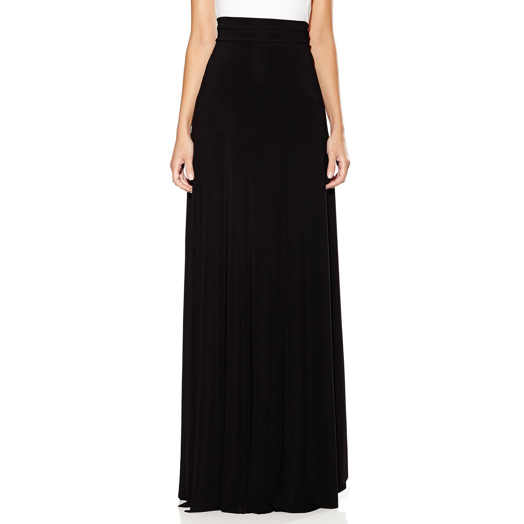 polyester petite maxi skirt