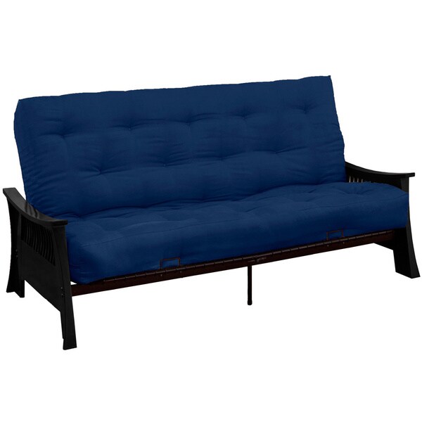 Beijing Microfiber Suede Inner Spring Full or Queen-size Futon Sofa Sleeper Bed