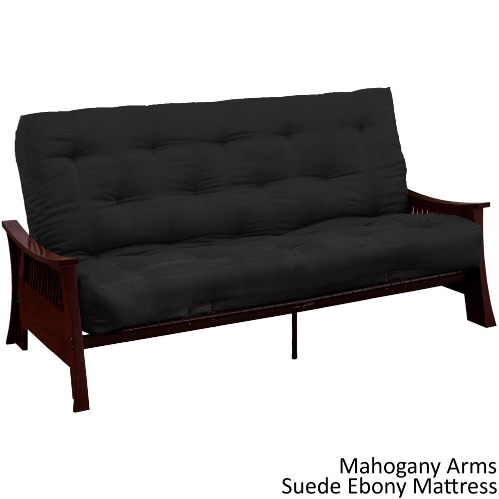 Beijing Microfiber Suede Inner Spring Full Or Queen Size Futon Sofa Sleeper Bed