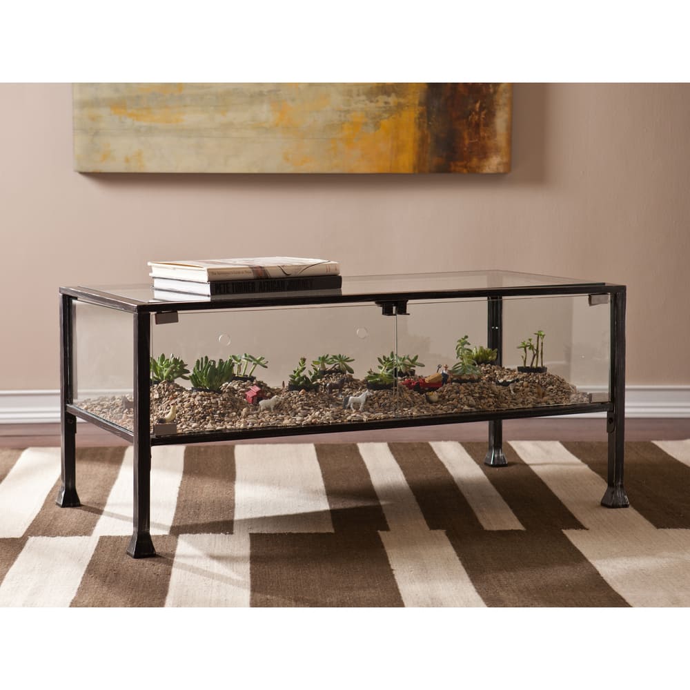 SEI Furniture Glenn Display/ Terrarium Coffee Table