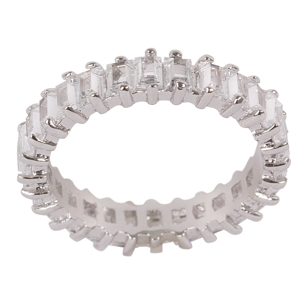 NEXTE Jewelry Full Baguette Eternity Band