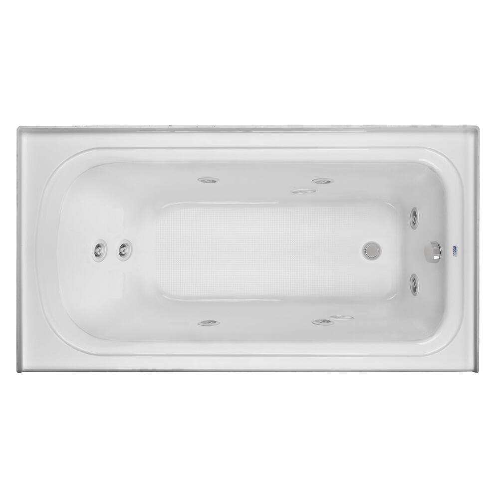 Clarke Product 'Vision' Left-skirted Acrylic Whirlpool Tub