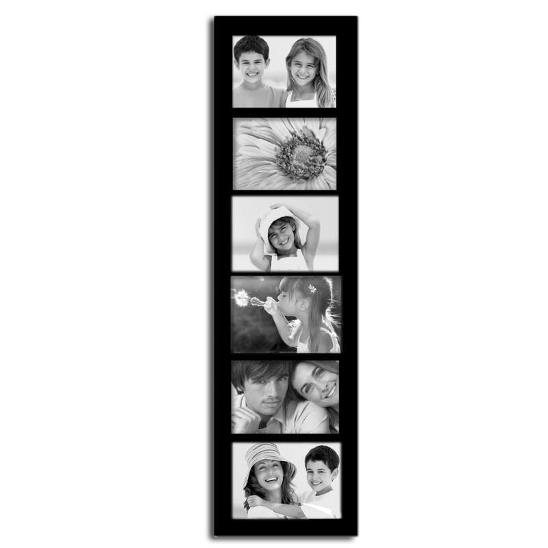 Adeco 6-opening Black 5x7 Collage Picture Frame - On Sale - Bed Bath ...