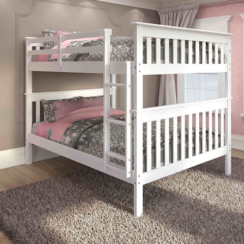 Donco Kids Mission Full Bunk Bed with Optional Drawers or Trundle