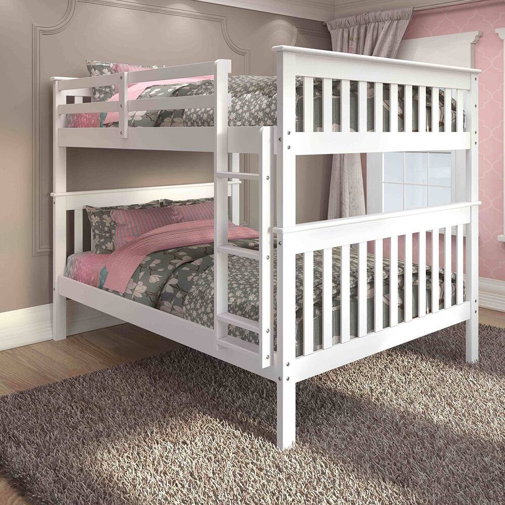Donco Kids Mission Full Bunk Bed with Optional Drawers or Trundle