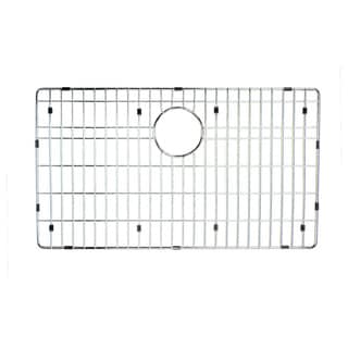 R1-1022 Offset Double Bowl Stainless Steel Kitchen Sink with Cutting Board, Two Grids, and Two Strainers