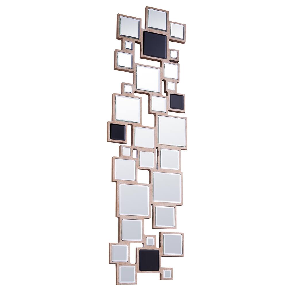 Somette Modern Geometric Squares Mirror