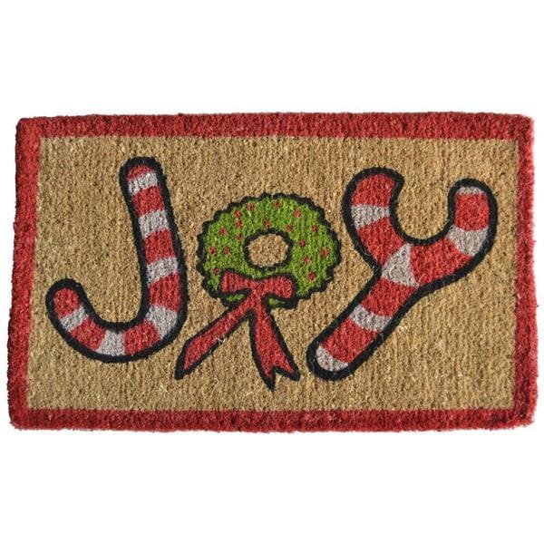 Christmas Joy Coir Doormat