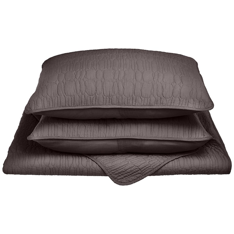 Superior Farmhouse Cotton Reversible Rustic Quilt Set