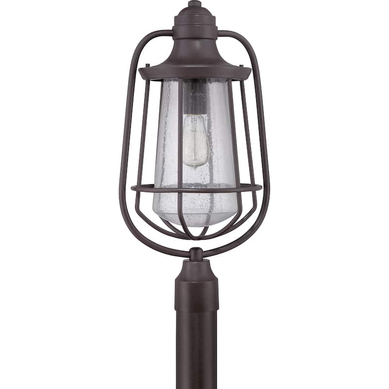 Quoizel Marine Western Bronze 1-Light Outdoor Post Lantern