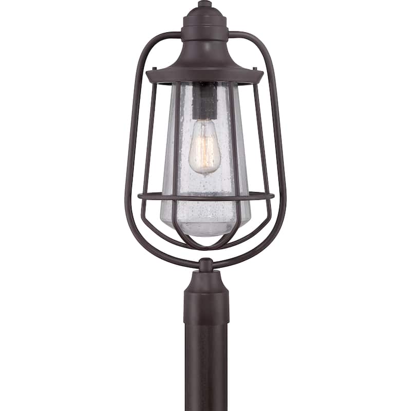 Quoizel Marine Western Bronze 1-Light Outdoor Post Lantern