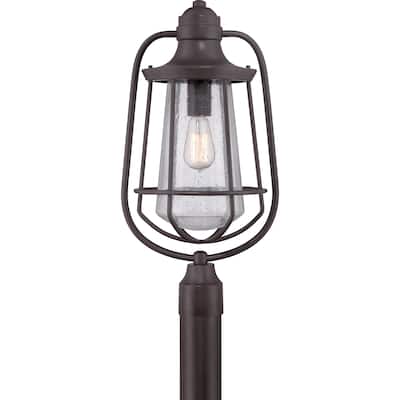 Quoizel Marine Western Bronze 1-Light Outdoor Post Lantern