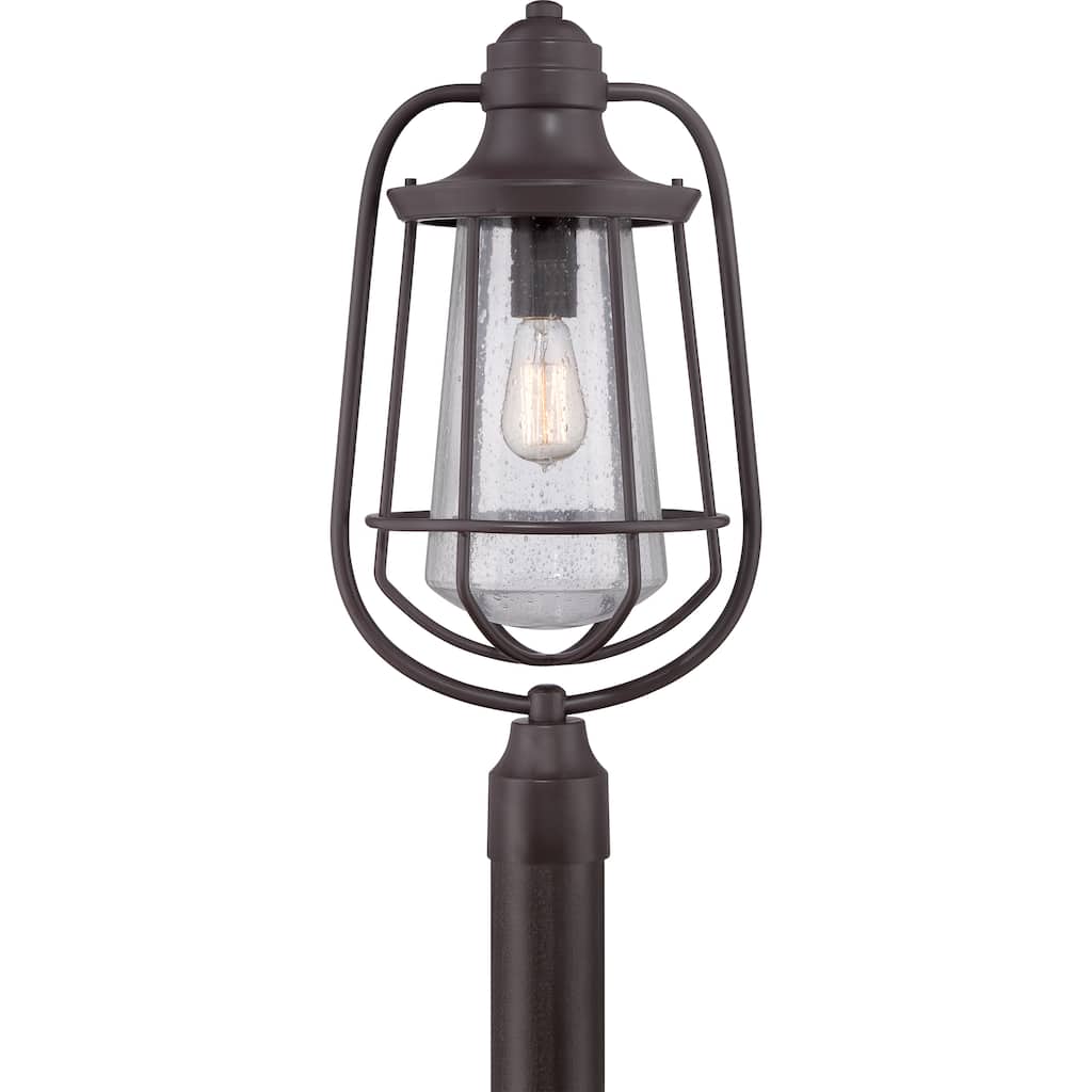 Quoizel Marine Western Bronze 1-Light Outdoor Post Lantern