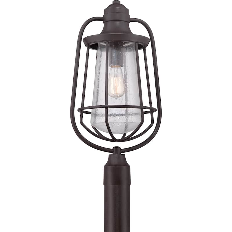 Quoizel Marine Western Bronze 1-Light Outdoor Post Lantern
