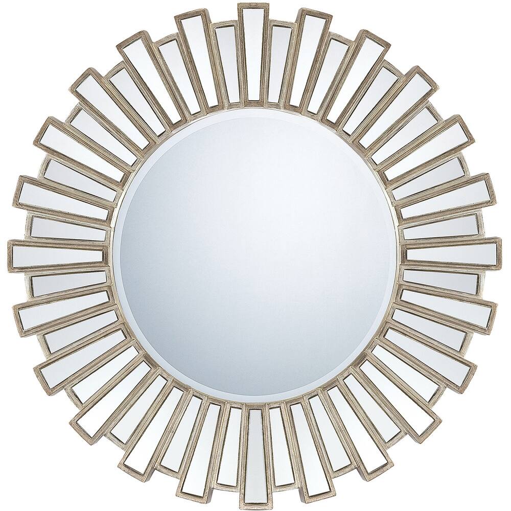 The Curated Nomad Gawyn Large Grey Sunburst Mirror