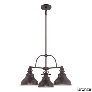 Quoizel Emery 3-light Steel Dinette Chandelier (Bronze - Bronze Finish) - Chandeliers For Bedrooms by Overstock.com